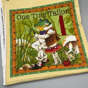 J. Wrecker Frisch Quilting Treasures Tiny Tailors  Cut N’ Sew Fabric Panel Book